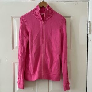 Lily Pulitzer knitted zip up jacket